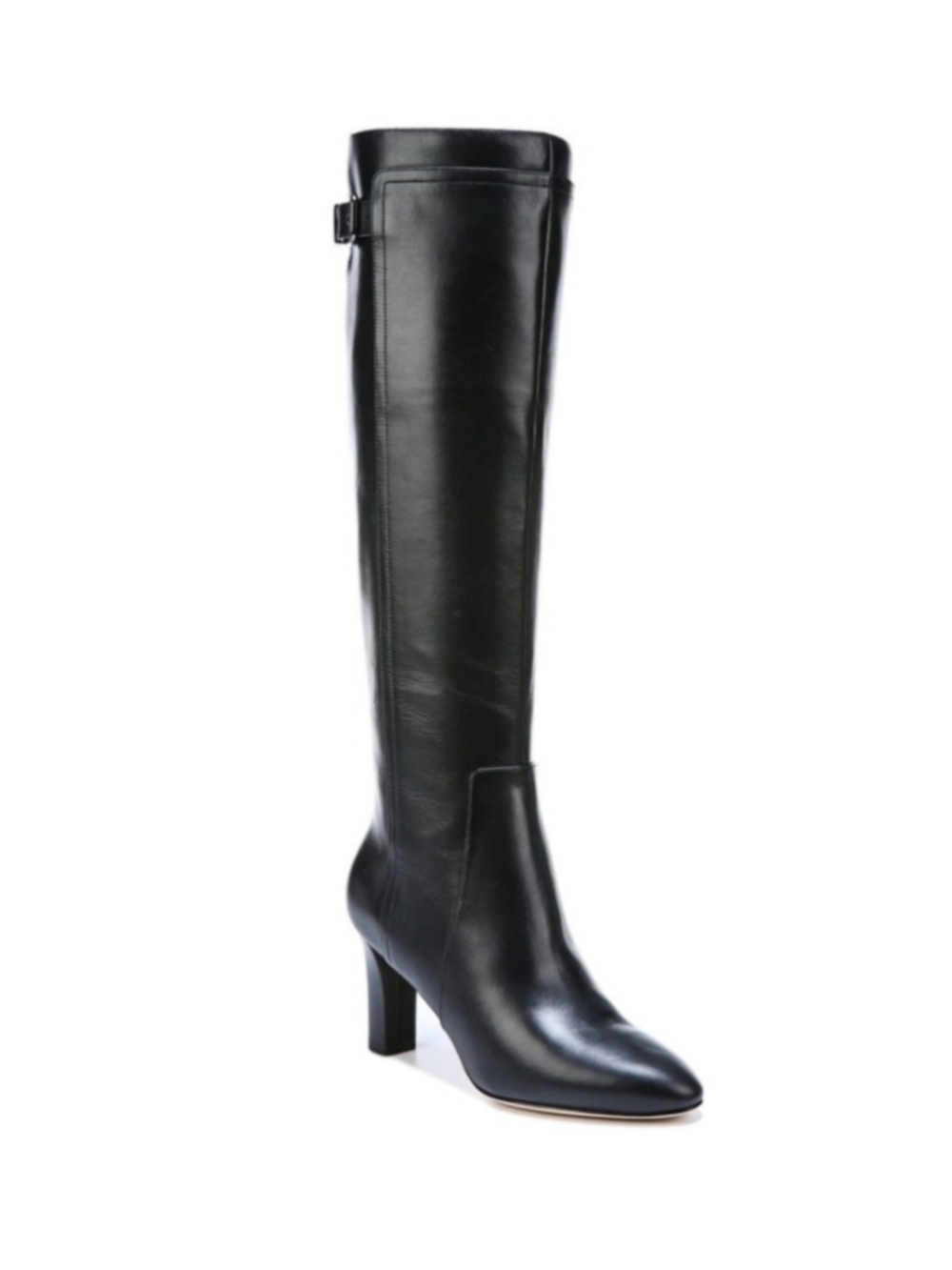 Via Spiga Black Leather Knee High Boots black size 9.5 Italy $450